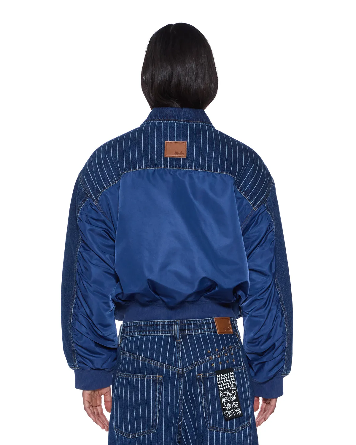 DISTRICT BOMBER MAYFAIR BLUE SPLICED sold by Ksubi product image thumbnail 4