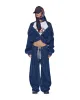 DISTRICT BOMBER MAYFAIR BLUE SPLICED sold by Ksubi