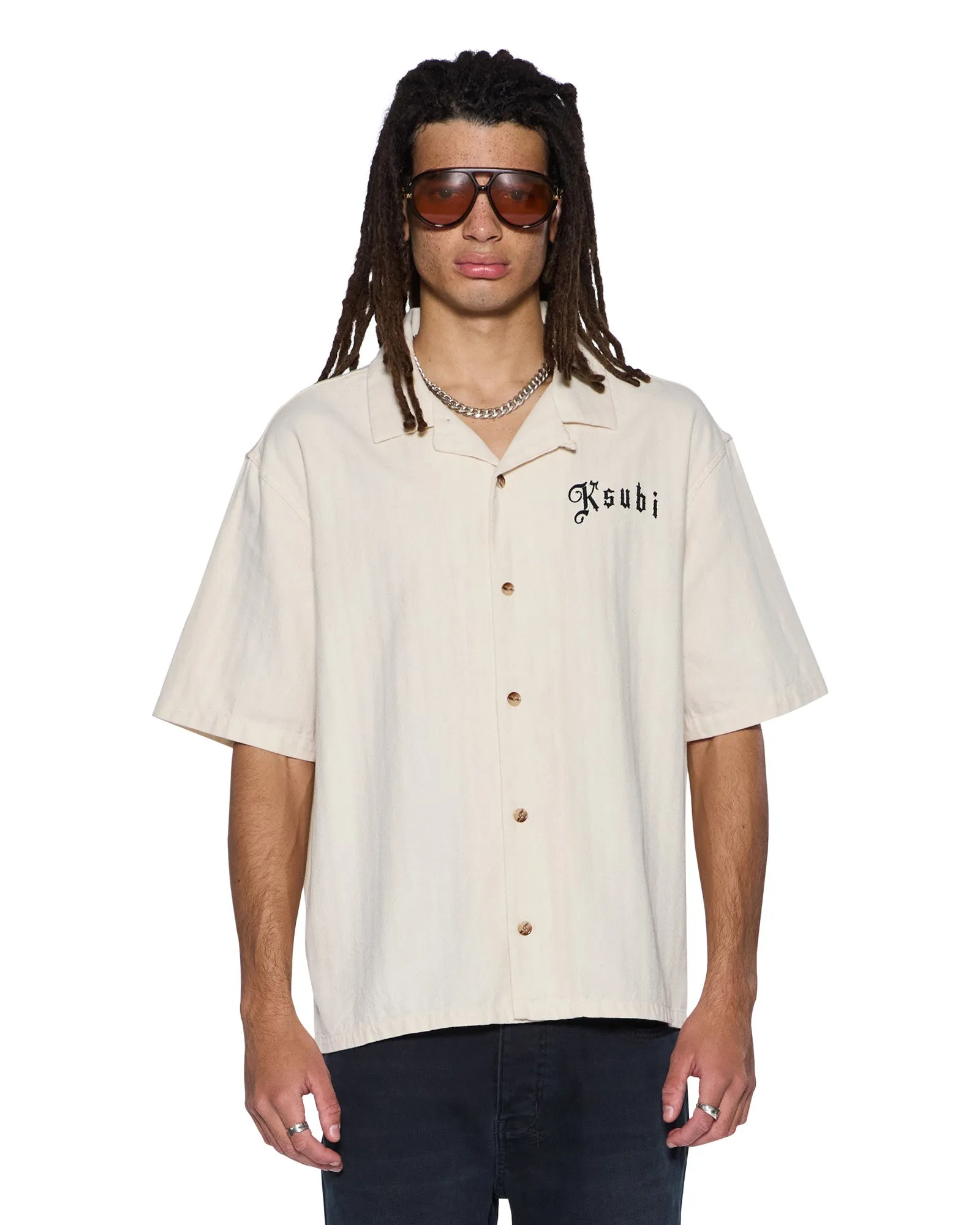 TRUCKSTOP DINER SS SHIRT NATURAL sold by Ksubi product image thumbnail 4