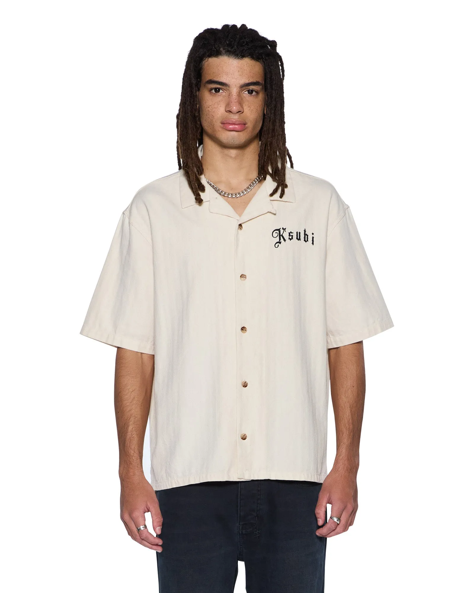TRUCKSTOP DINER SS SHIRT NATURAL sold by Ksubi product image thumbnail 2