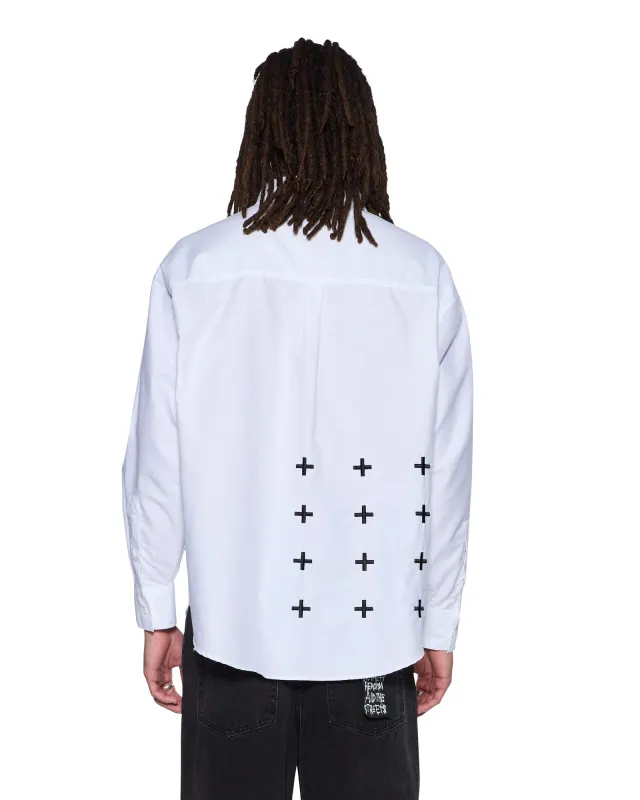ANTI LS SHIRT TRU WHITE sold by Ksubi