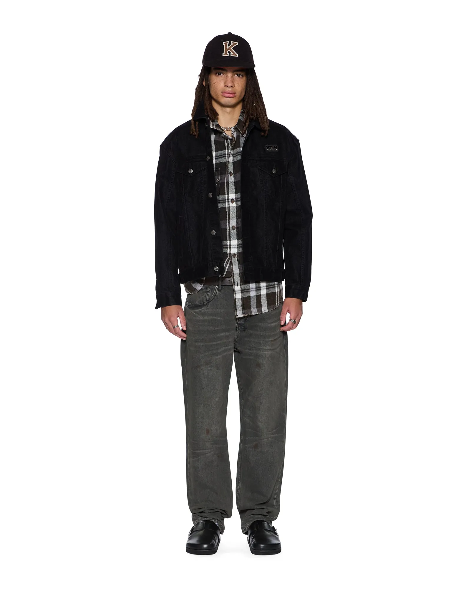 OH G JACKET FLOCKED BLACK sold by Ksubi product image thumbnail 2