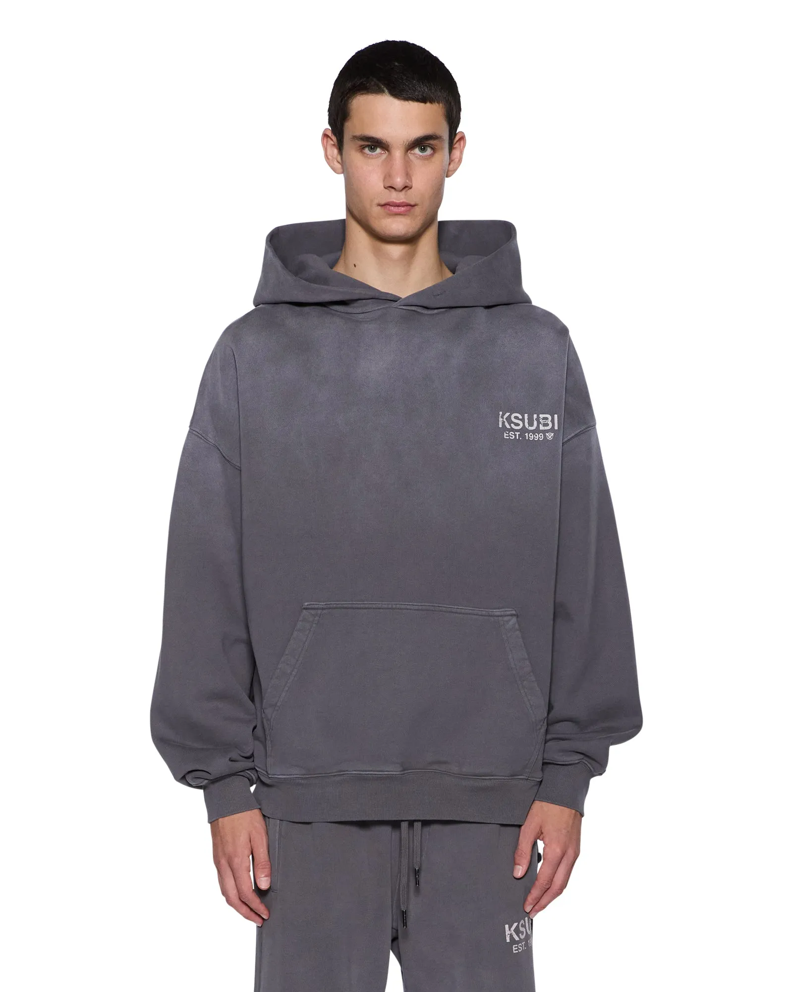 STATE EKCESS HOODIE CHARCOAL FADE sold by Ksubi product image thumbnail 3