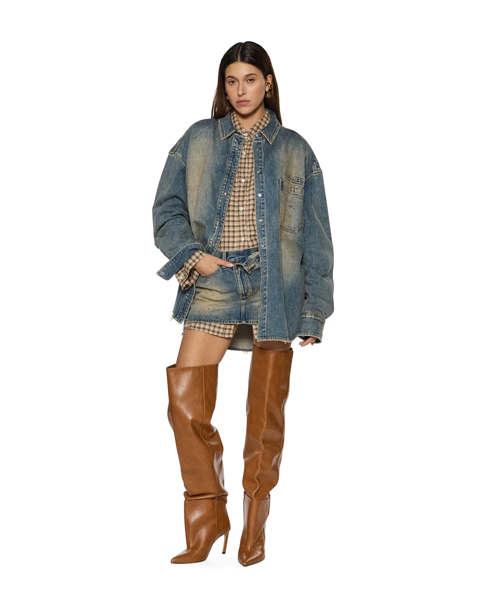 OVERSIZED LS SHIRT DUNE sold by Ksubi product image thumbnail 2