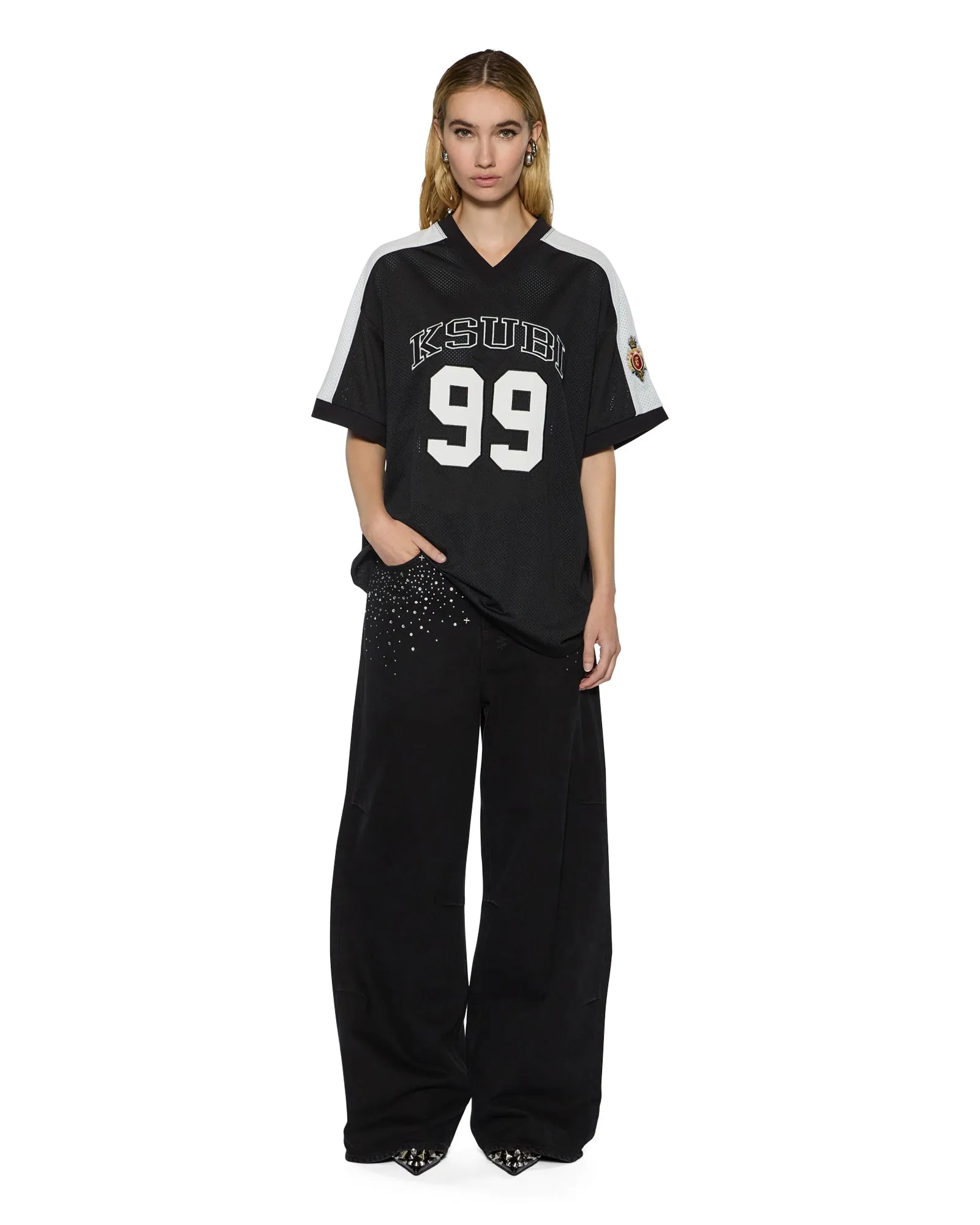 99 SS JERSEY BLACK sold by Ksubi product image thumbnail 3
