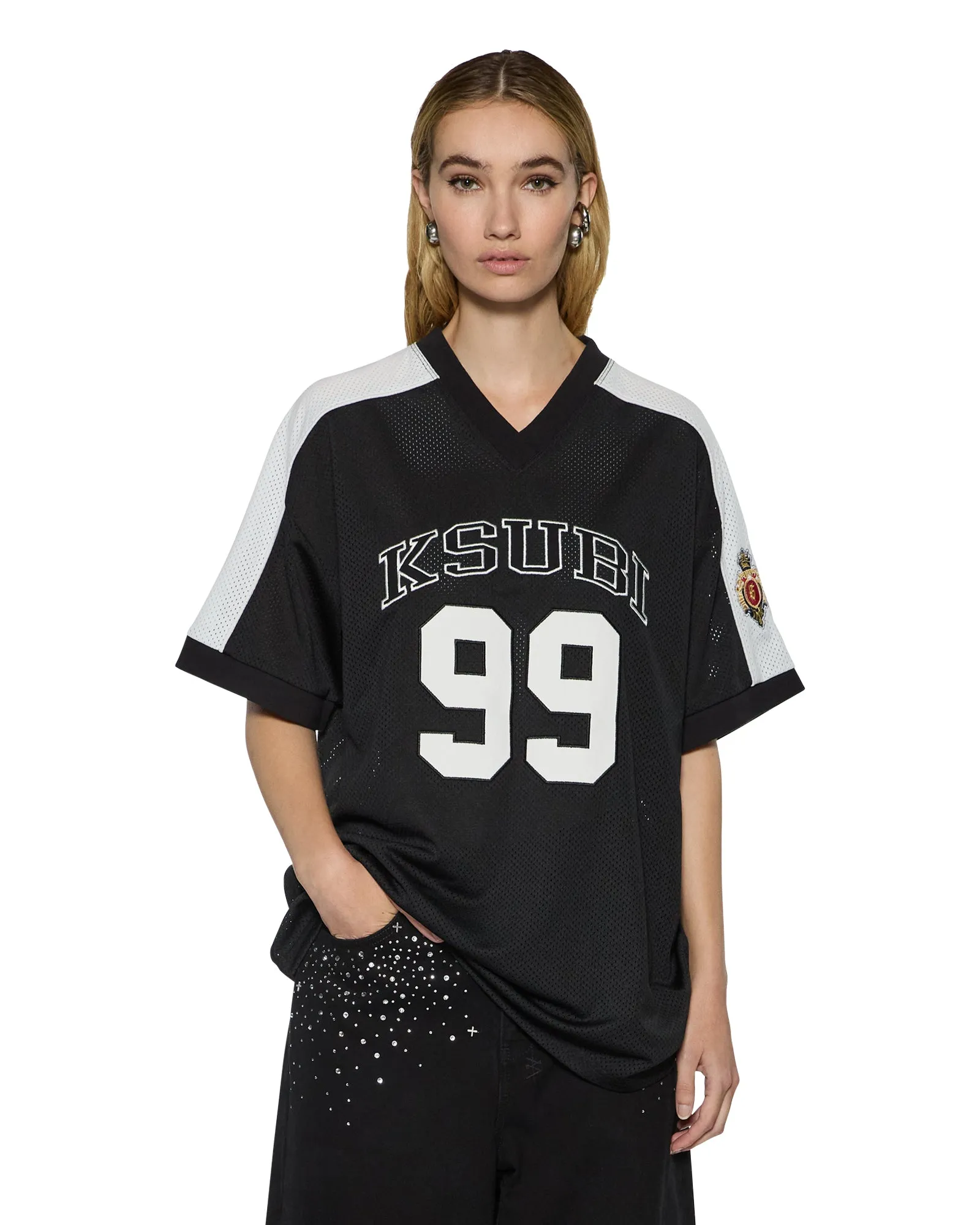 99 SS JERSEY BLACK sold by Ksubi