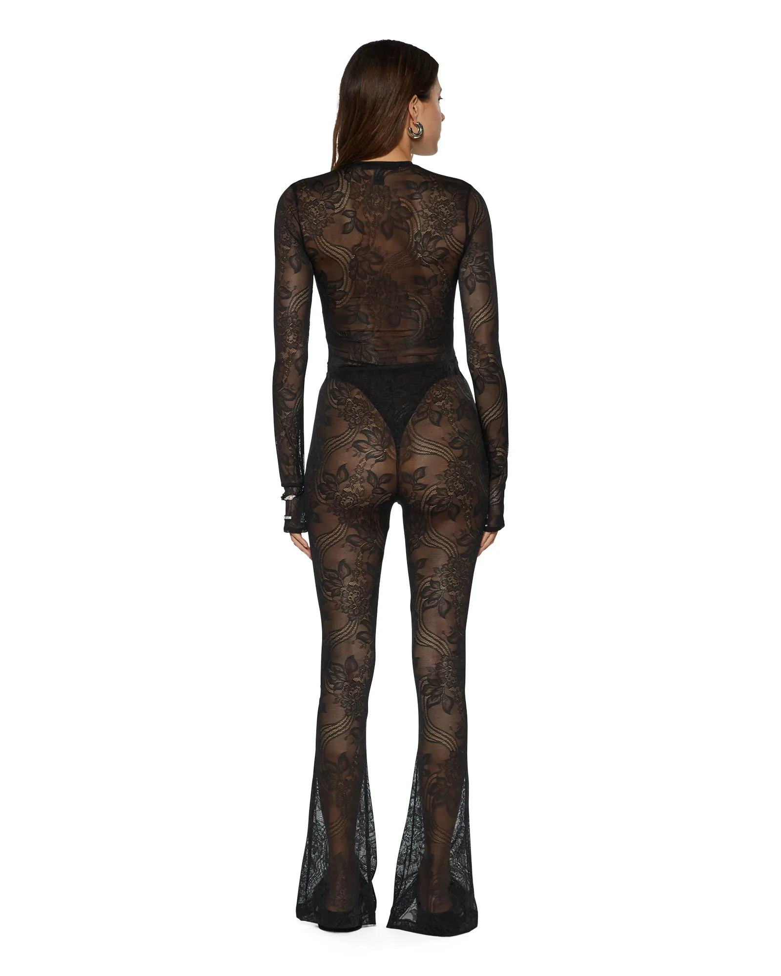 ADELE LS BODYSUIT BLACK LACE sold by Ksubi product image thumbnail 4