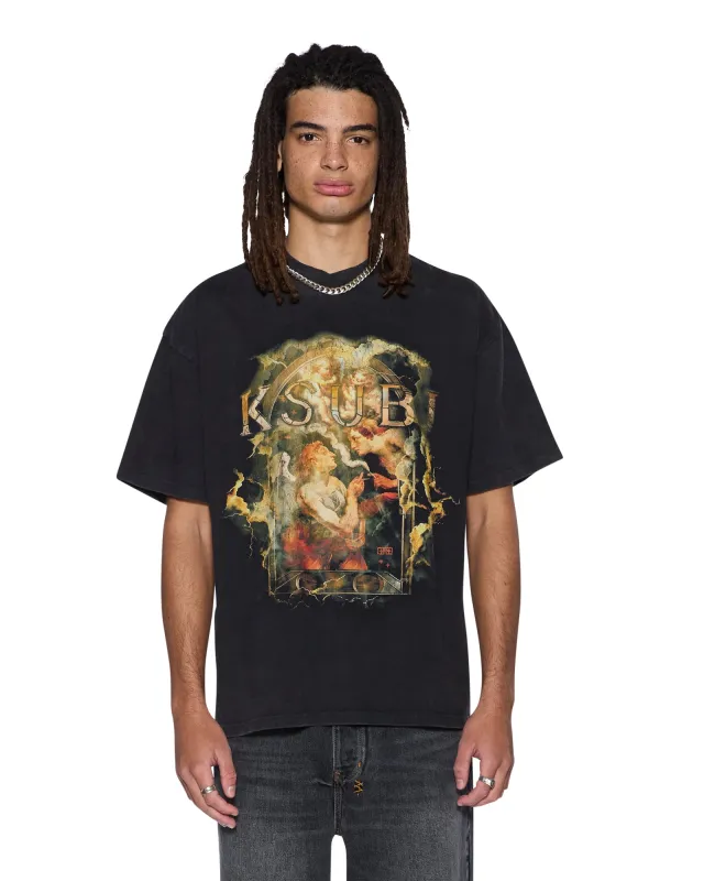 ASCENSION EKCESS TEE FADED BLACK sold by Ksubi