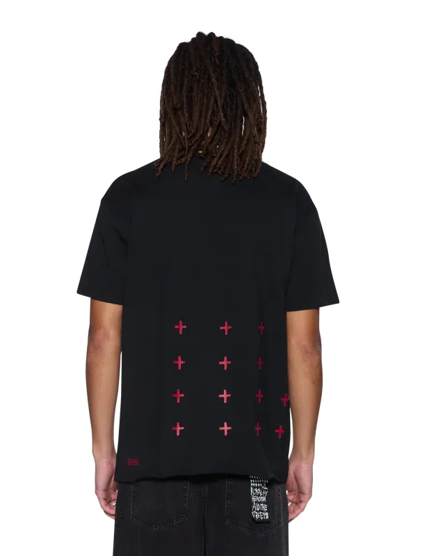 ALL DAY BIGGIE SS TEE RED sold by Ksubi