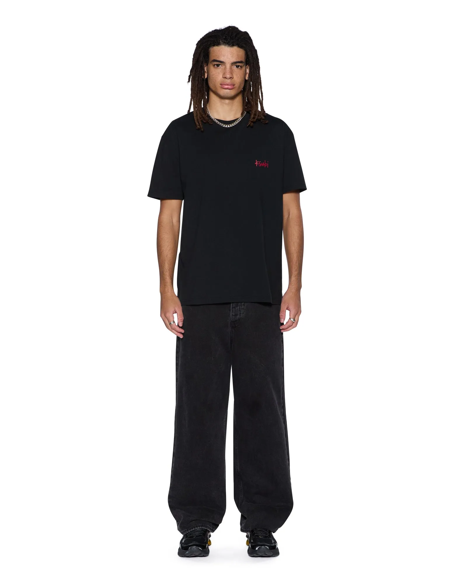 ALL DAY BIGGIE SS TEE RED sold by Ksubi product image thumbnail 3