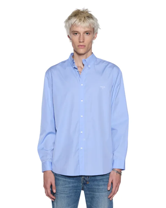 KADE LS SHIRT BLUE sold by Ksubi