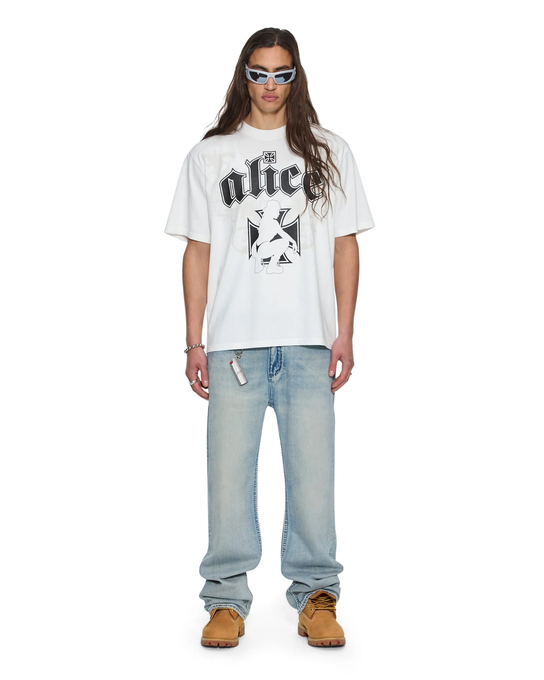KSUBI X ALICE HOLLYWOOD GRAPHIC TEE WHITE sold by Ksubi product image thumbnail 4