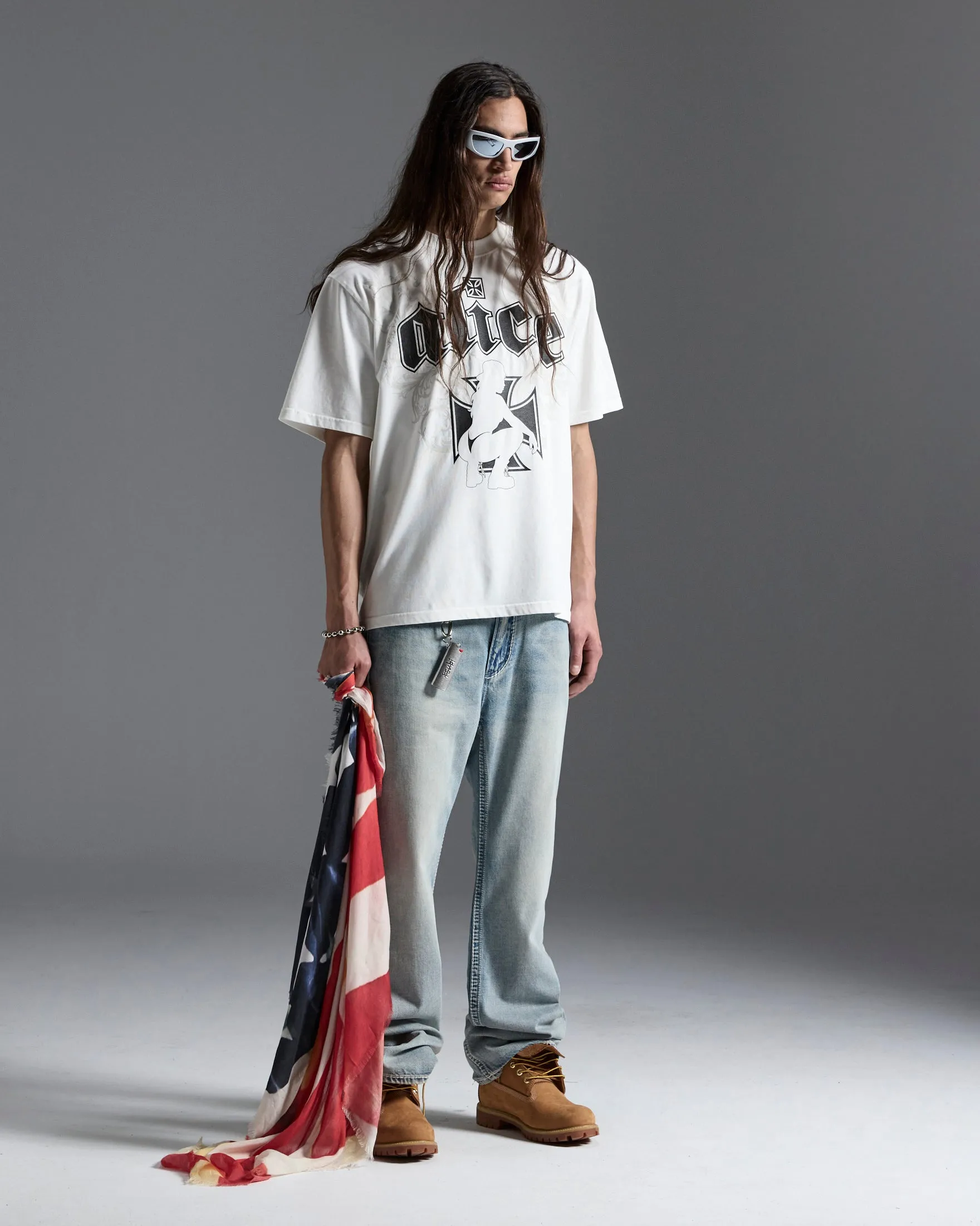 KSUBI X ALICE HOLLYWOOD GRAPHIC TEE WHITE sold by Ksubi product image thumbnail 3