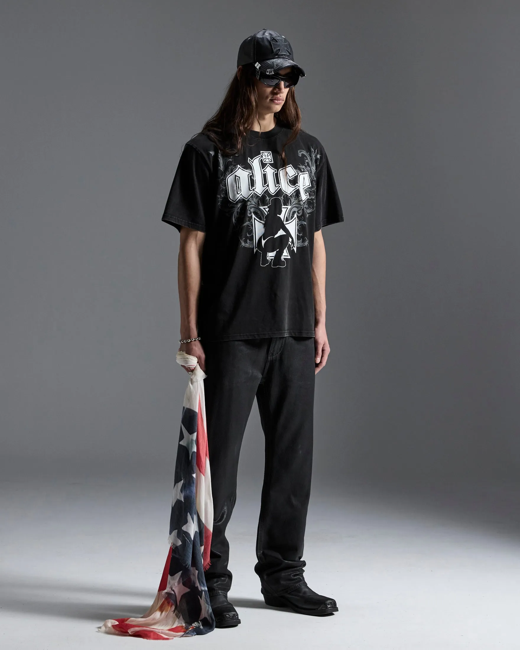 KSUBI X ALICE HOLLYWOOD GRAPHIC TEE BLACK sold by Ksubi product image thumbnail 3