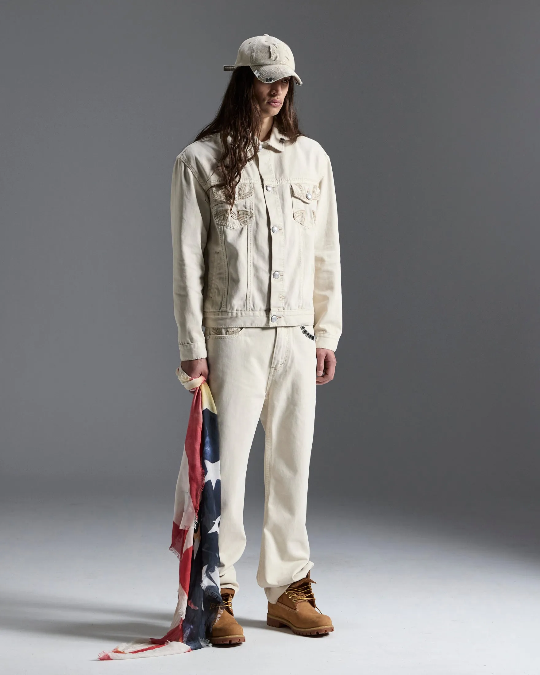 KSUBI X ALICE HOLLYWOOD OH G JACKET IVORY sold by Ksubi product image thumbnail 2