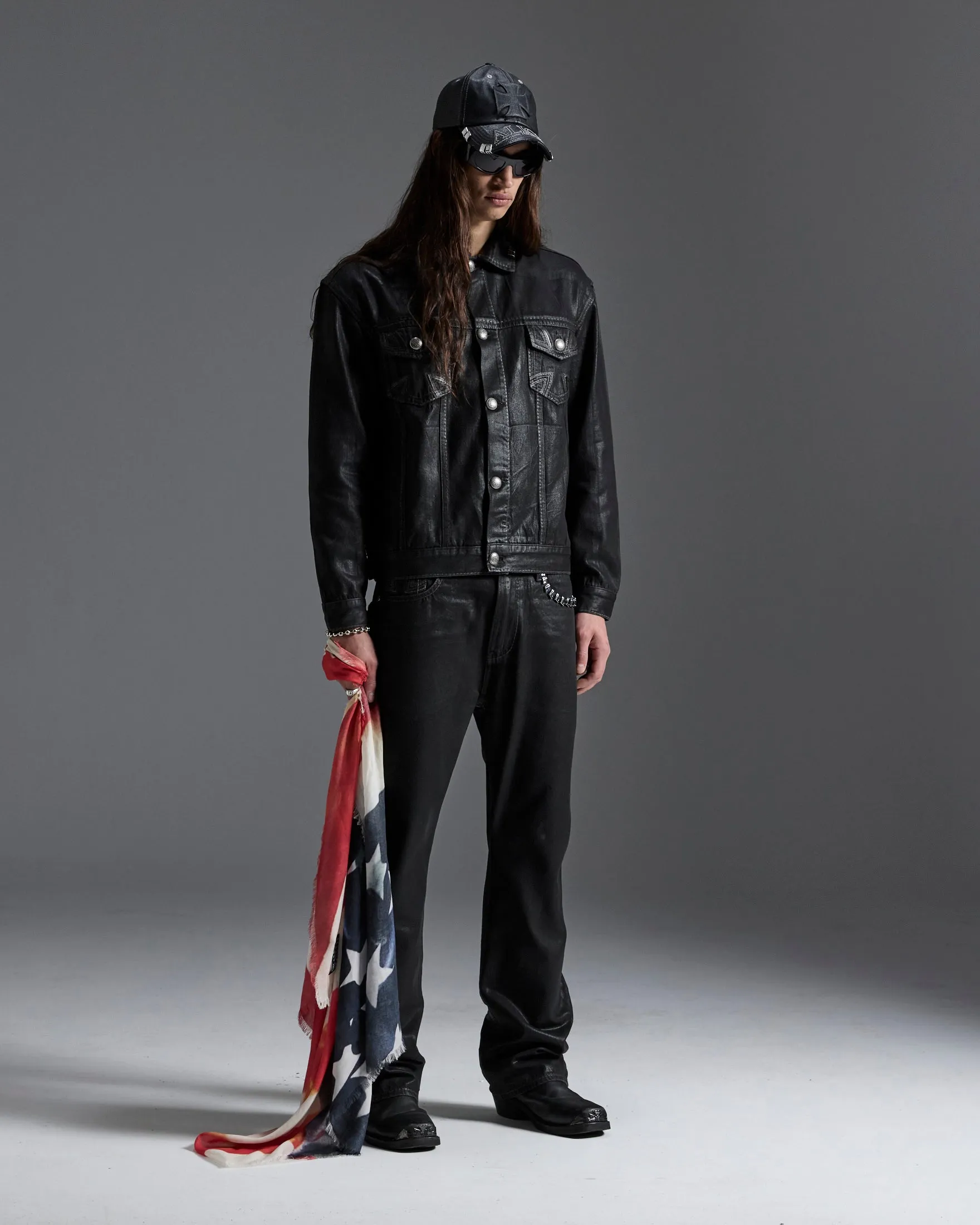 KSUBI X ALICE HOLLYWOOD OH G JACKET BLACK WAX sold by Ksubi product image thumbnail 2