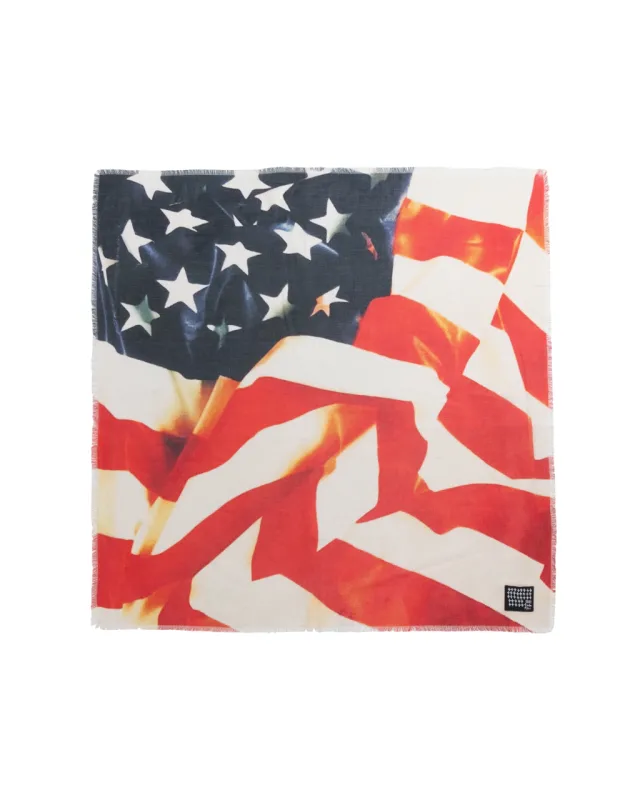KSUBI X ALICE HOLLYWOOD USA FLAG PRINT BANDANNA made by Ksubi