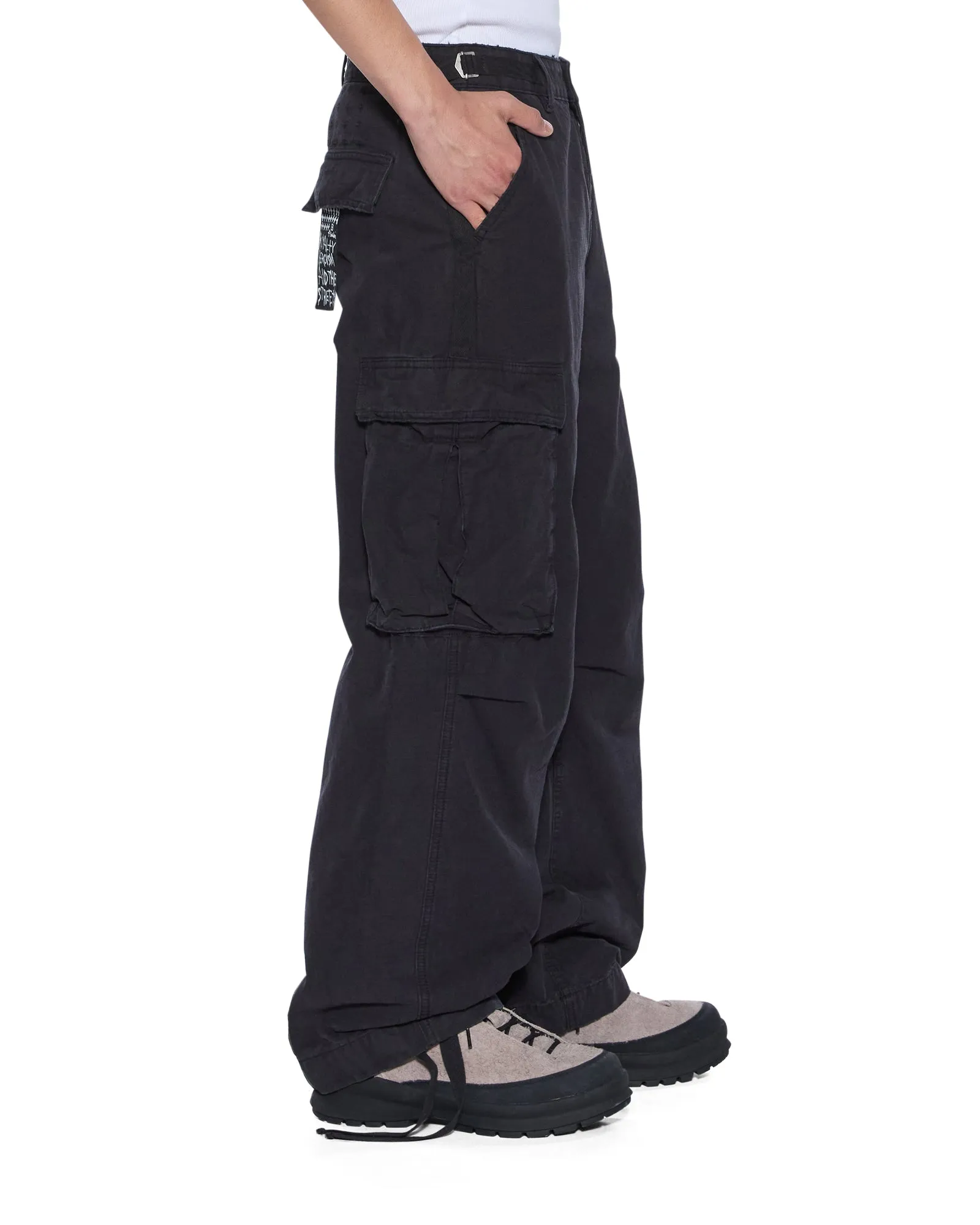 TROOP CARGO PANT BLACK FADE sold by Ksubi product image thumbnail 3