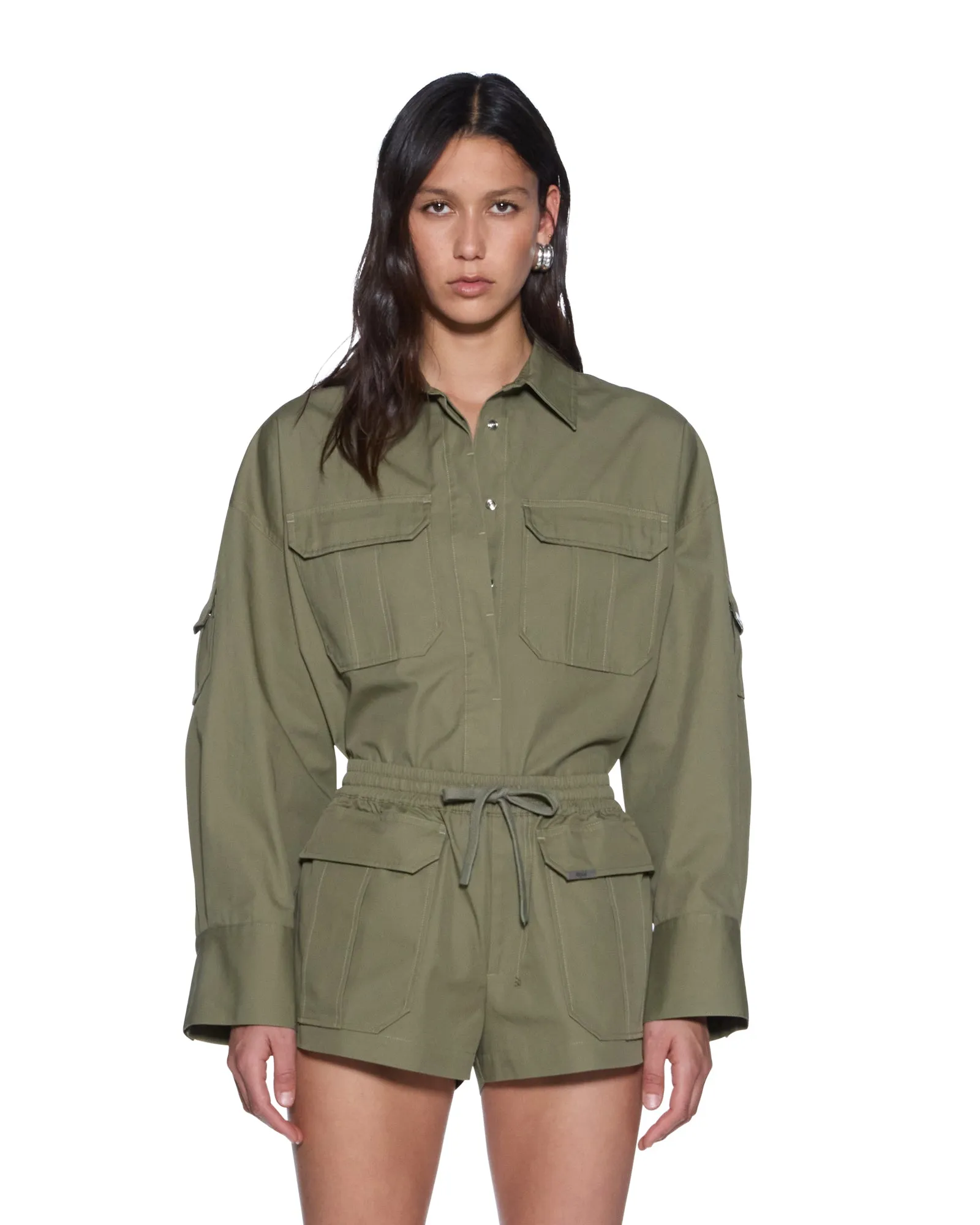 ASTRA LS CARGO SHIRT KHAKI sold by Ksubi product image thumbnail 4