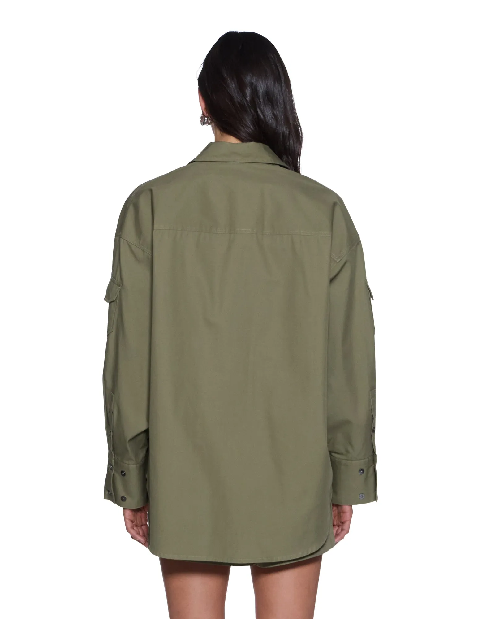 ASTRA LS CARGO SHIRT KHAKI sold by Ksubi product image thumbnail 5