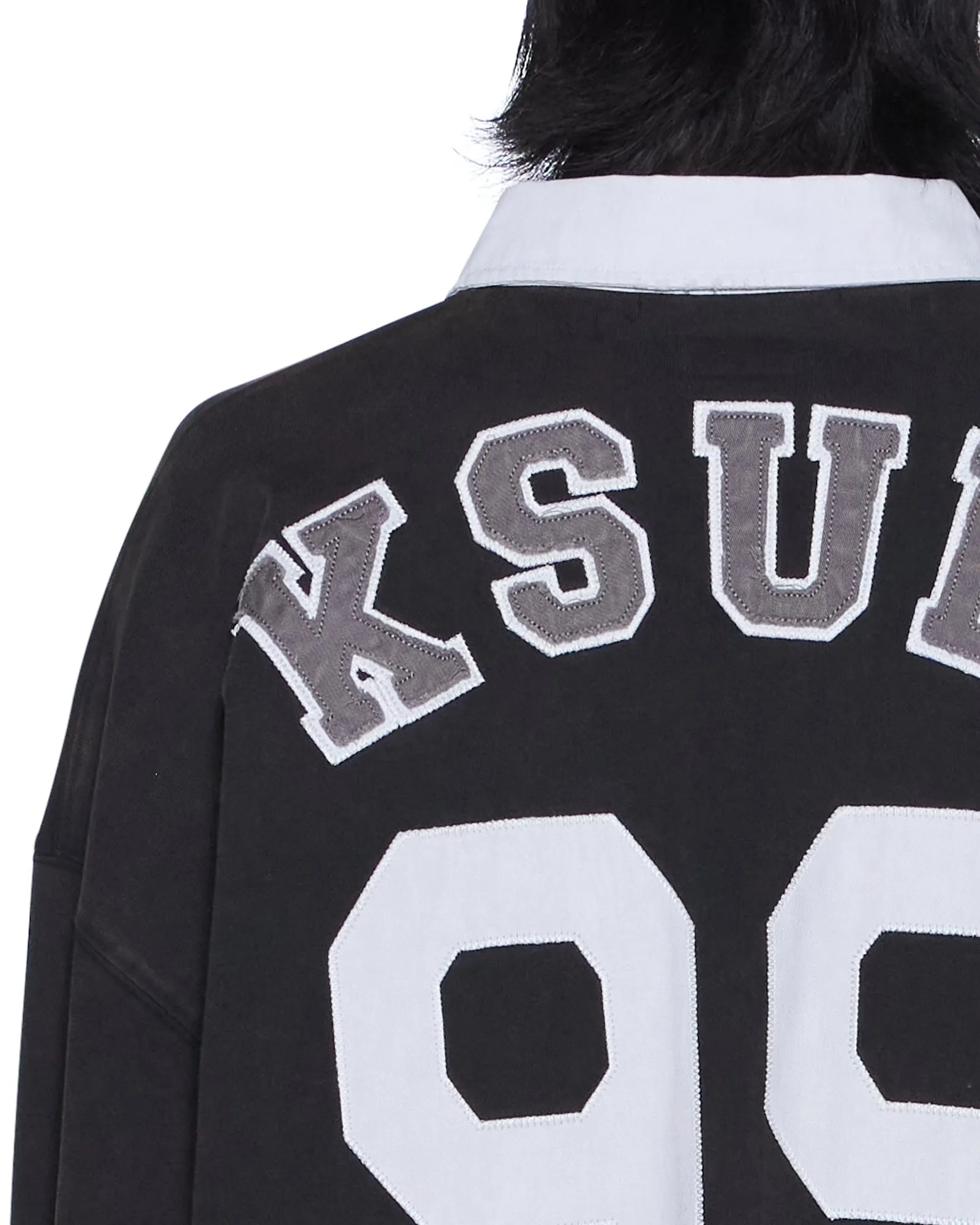 DUKE RUGBY LS JERSEY BLACK sold by Ksubi product image thumbnail 4