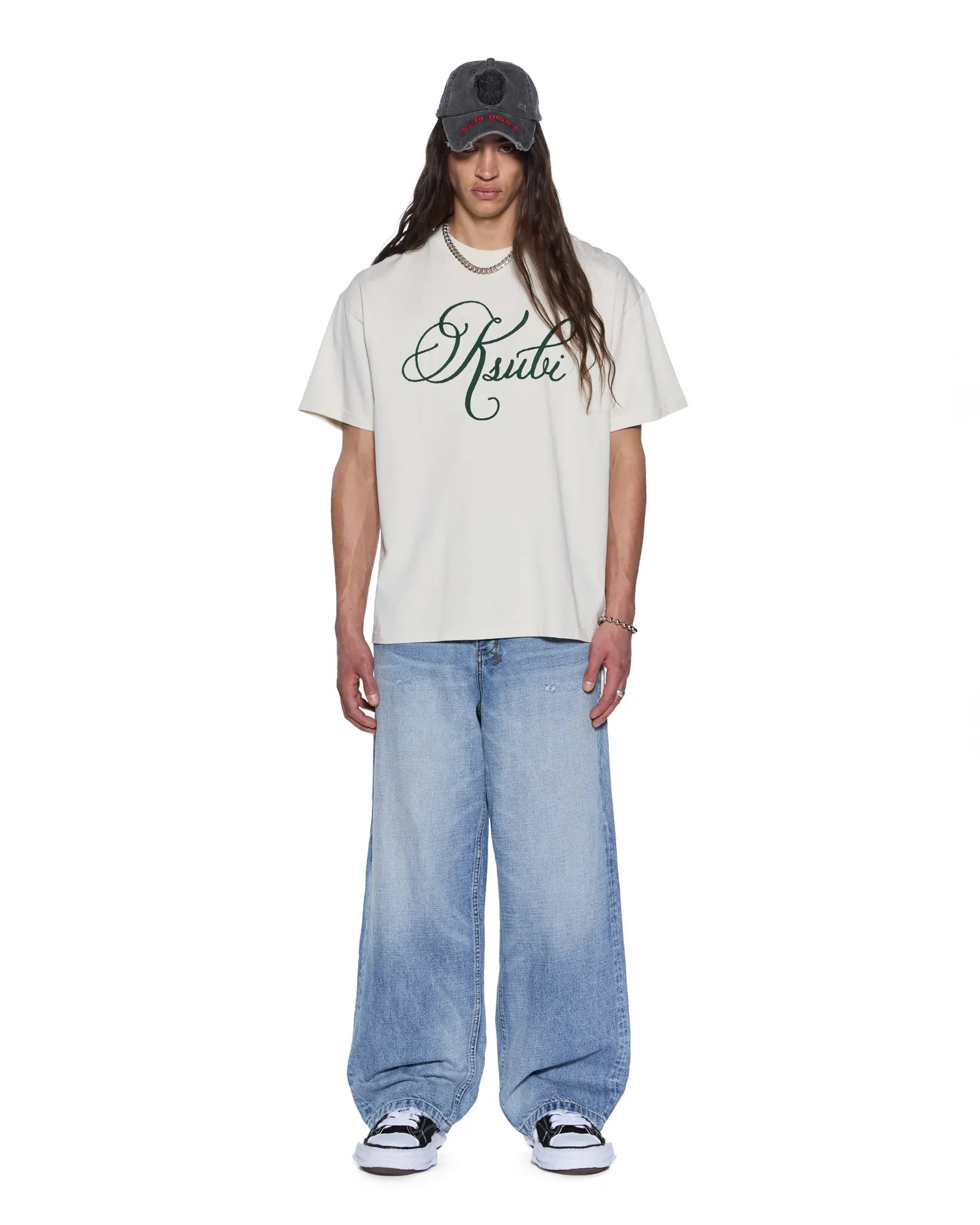 PRESTIGE BIGGIE SS TEE ANTIQUE WHITE sold by Ksubi product image thumbnail 2