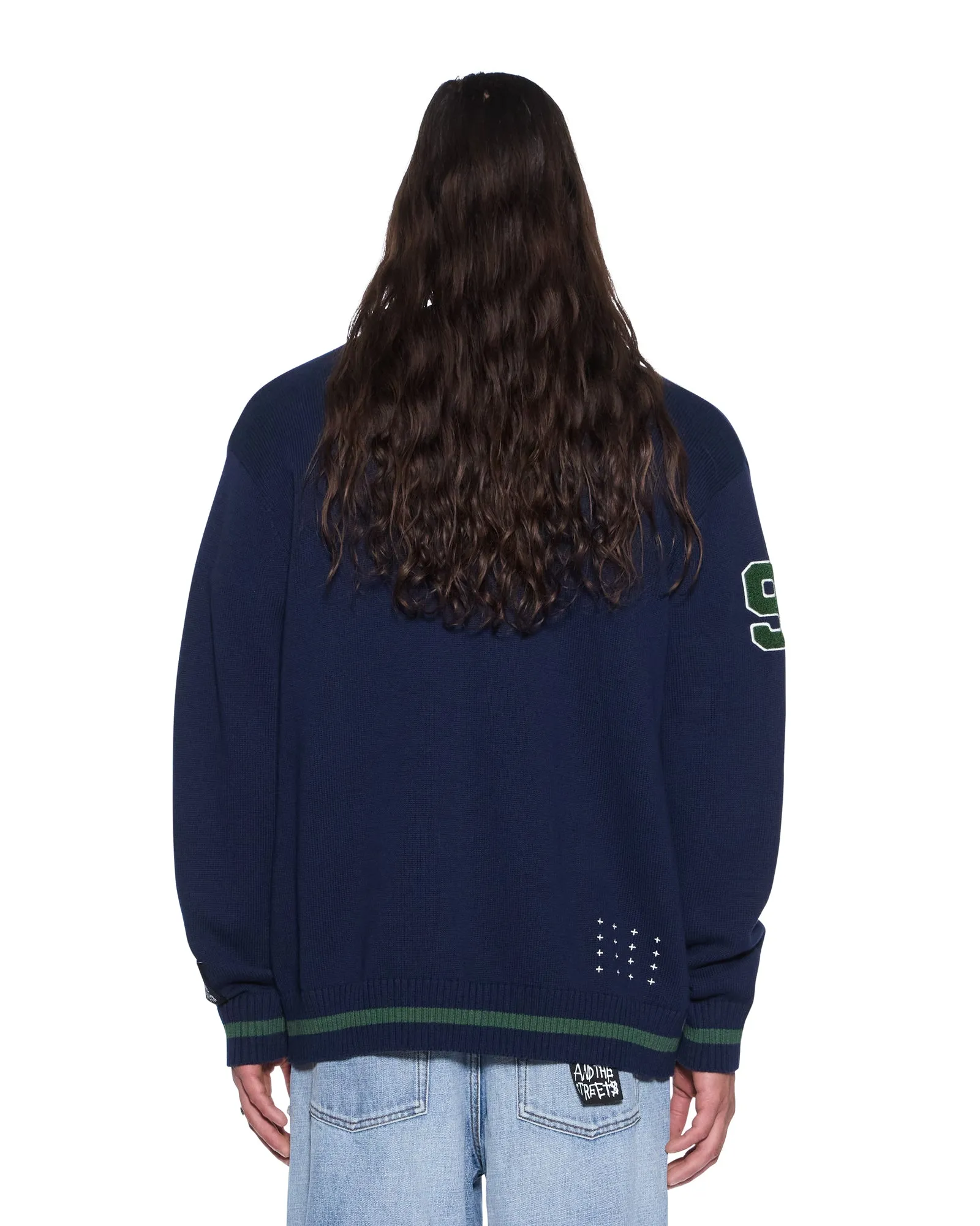 PLAYOFF CARDIGAN MIDNIGHT sold by Ksubi product image thumbnail 5