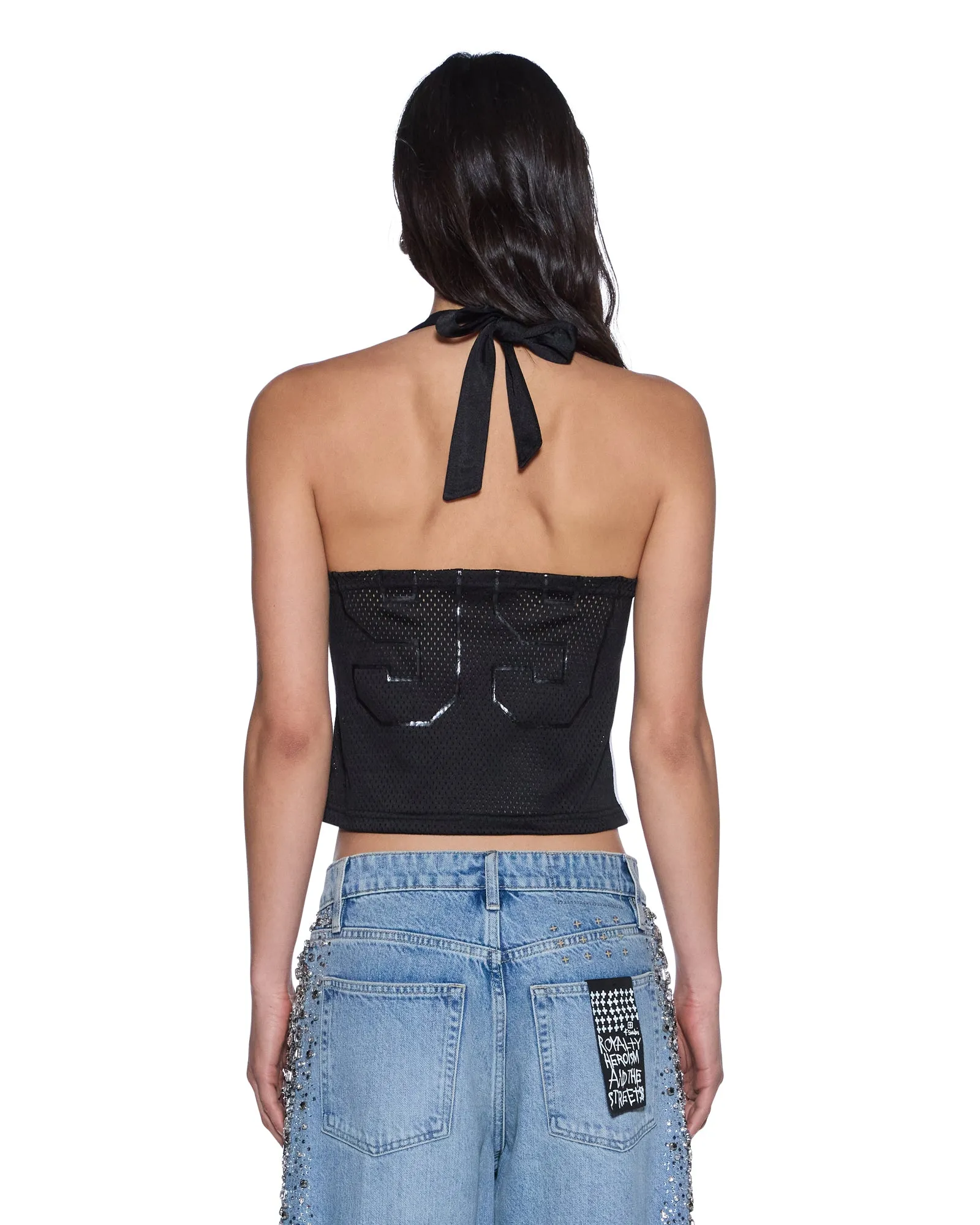 PLAYOFF HALTER JERSEY BLACK sold by Ksubi product image thumbnail 4