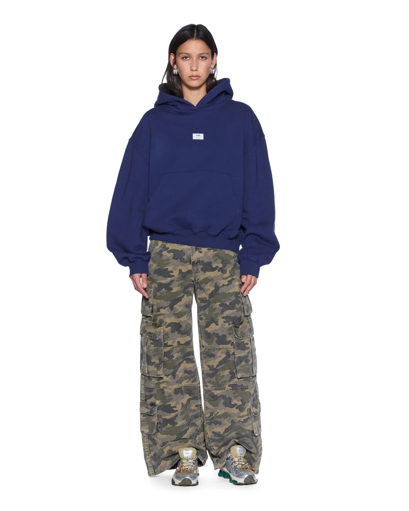SLOUCH HOODIE NAVY sold by Ksubi product image thumbnail 2