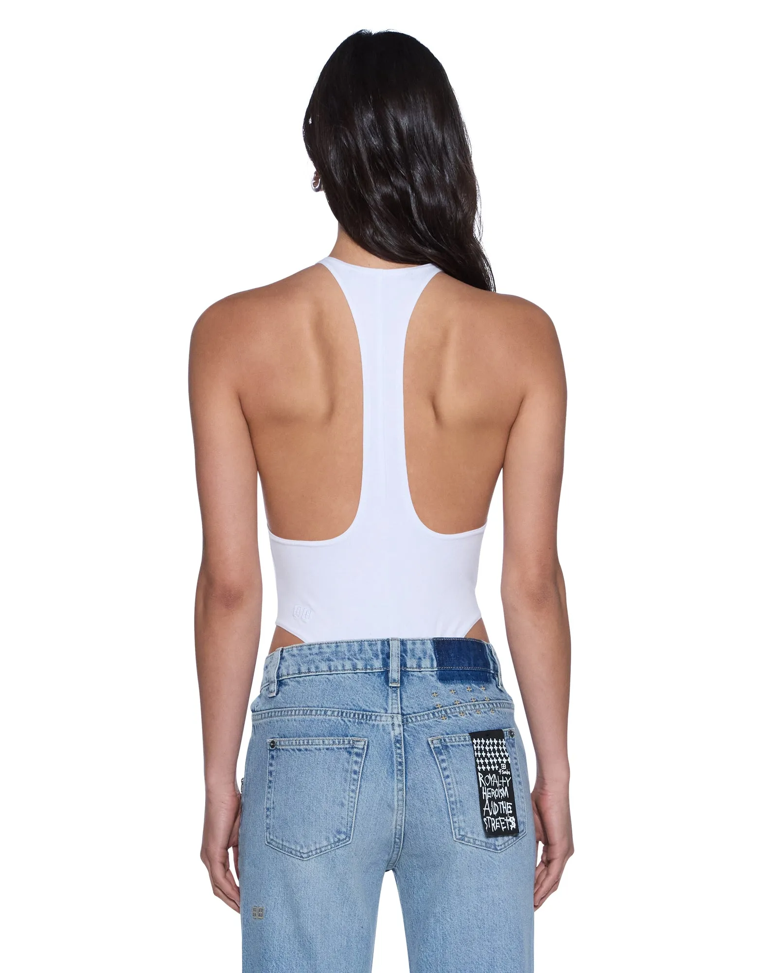 VARSITY LARA BODYSUIT WHITE sold by Ksubi product image thumbnail 2