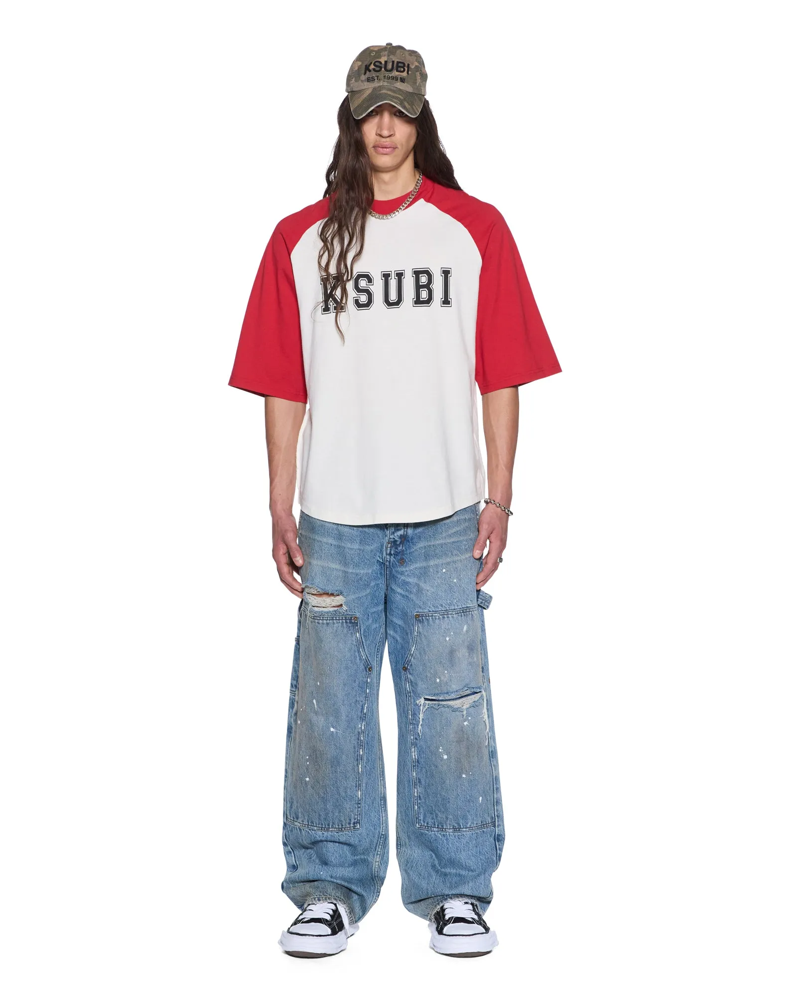 99 BIGGIE RAGLAN SS TEE RED sold by Ksubi product image thumbnail 3