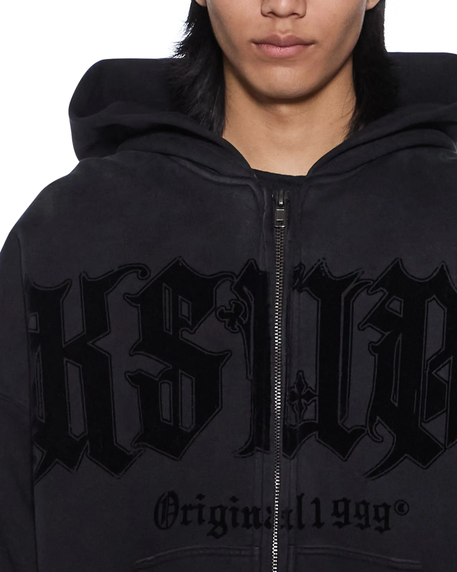 KSTUDIO EKCESS HOODIE BLACK FADE sold by Ksubi product image thumbnail 3
