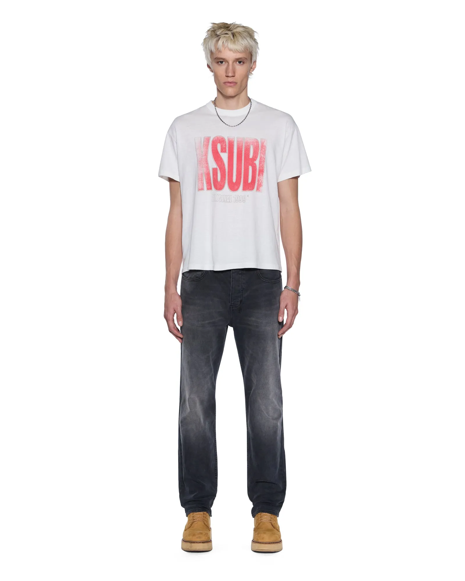 PANTHERA SID SS TEE VINTAGE WHITE sold by Ksubi product image thumbnail 3