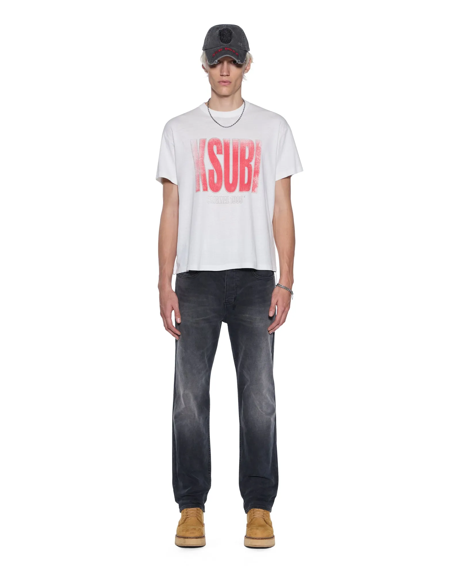 PANTHERA SID SS TEE VINTAGE WHITE sold by Ksubi product image thumbnail 2