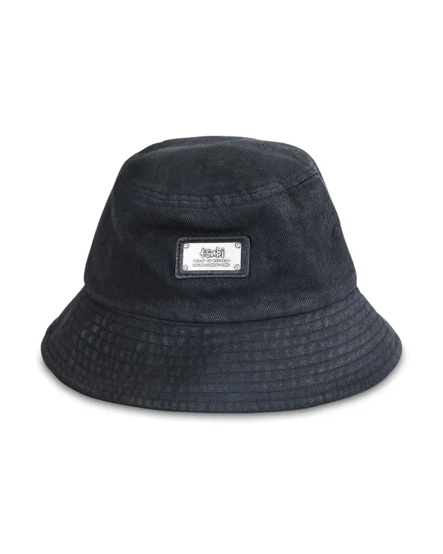 PLATED BUCKET HAT BACKSTAGE BLACK sold by Ksubi