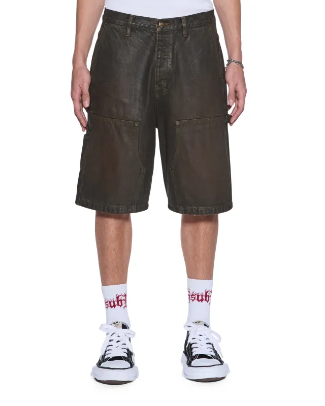 MAXX OPERATOR SHORT GREASE sold by Ksubi