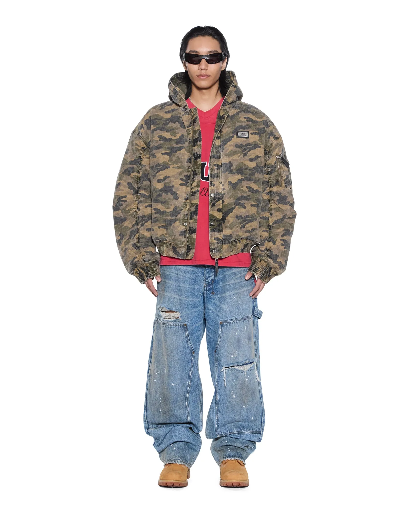 PLATED BOMBER JACKET CAMO sold by Ksubi product image thumbnail 2