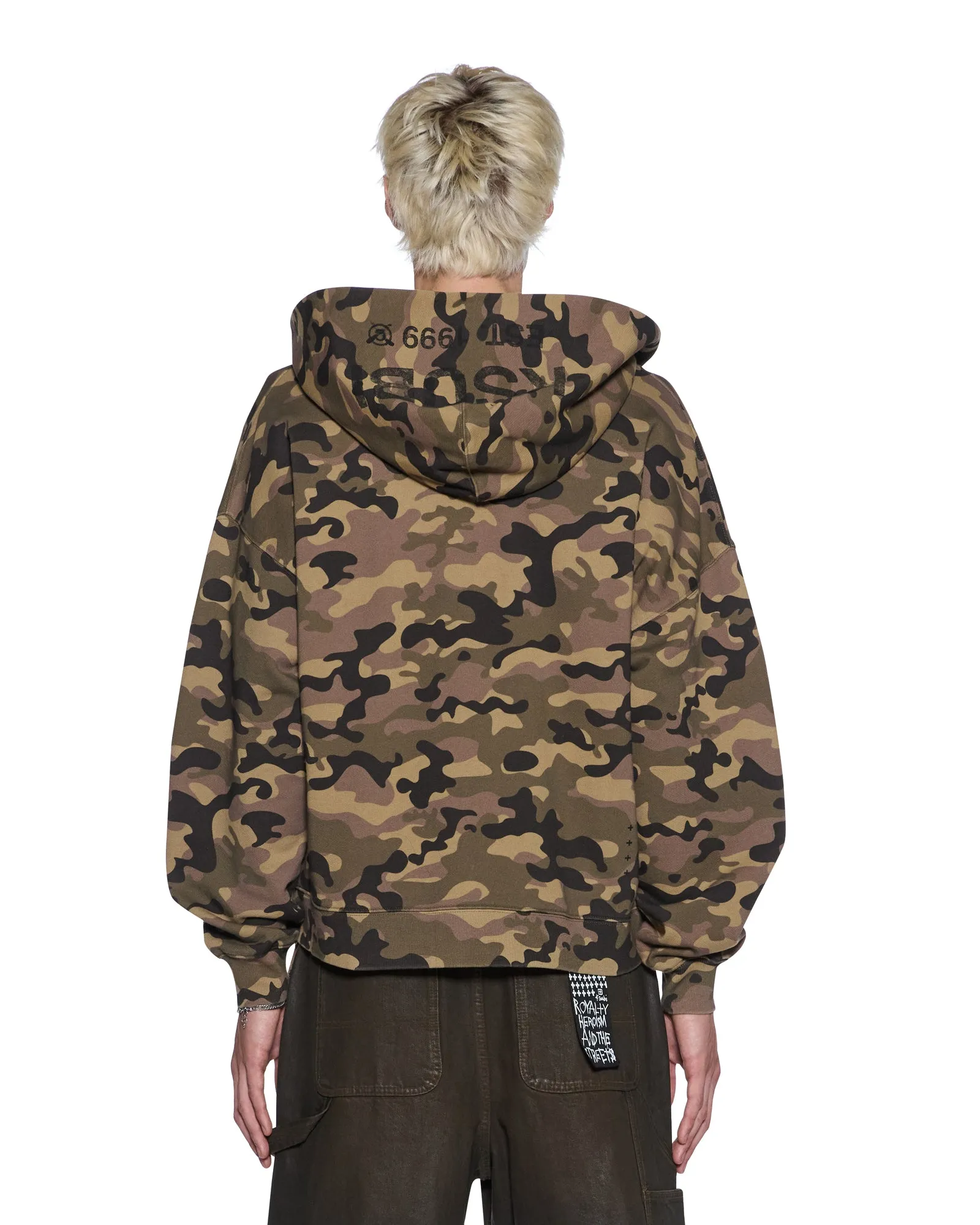 ZIP THRU HALEN HOODIE CAMO sold by Ksubi product image thumbnail 4