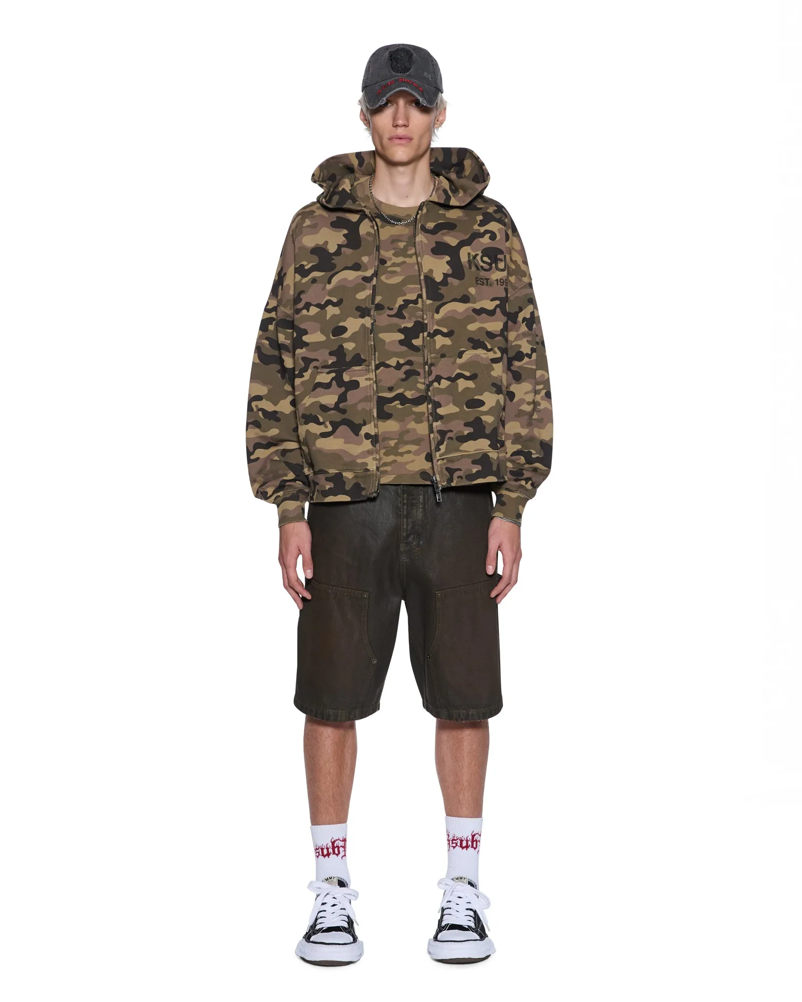ZIP THRU HALEN HOODIE CAMO sold by Ksubi product image thumbnail 2