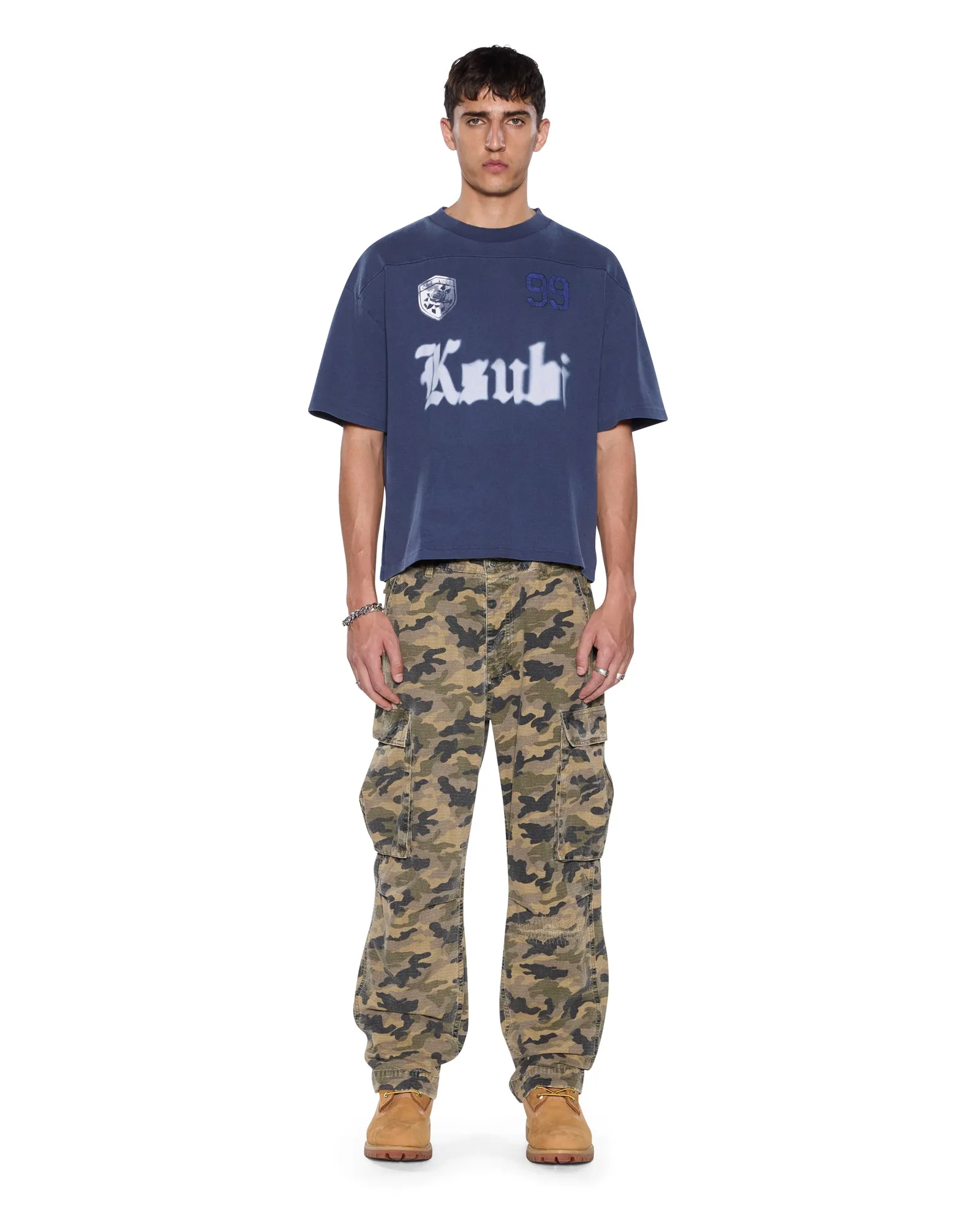 UTOPIA HALEN SS TEE NAVY sold by Ksubi product image thumbnail 2