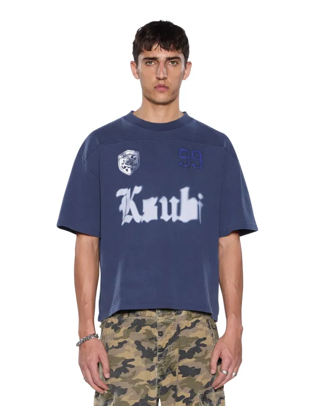 UTOPIA HALEN SS TEE NAVY sold by Ksubi