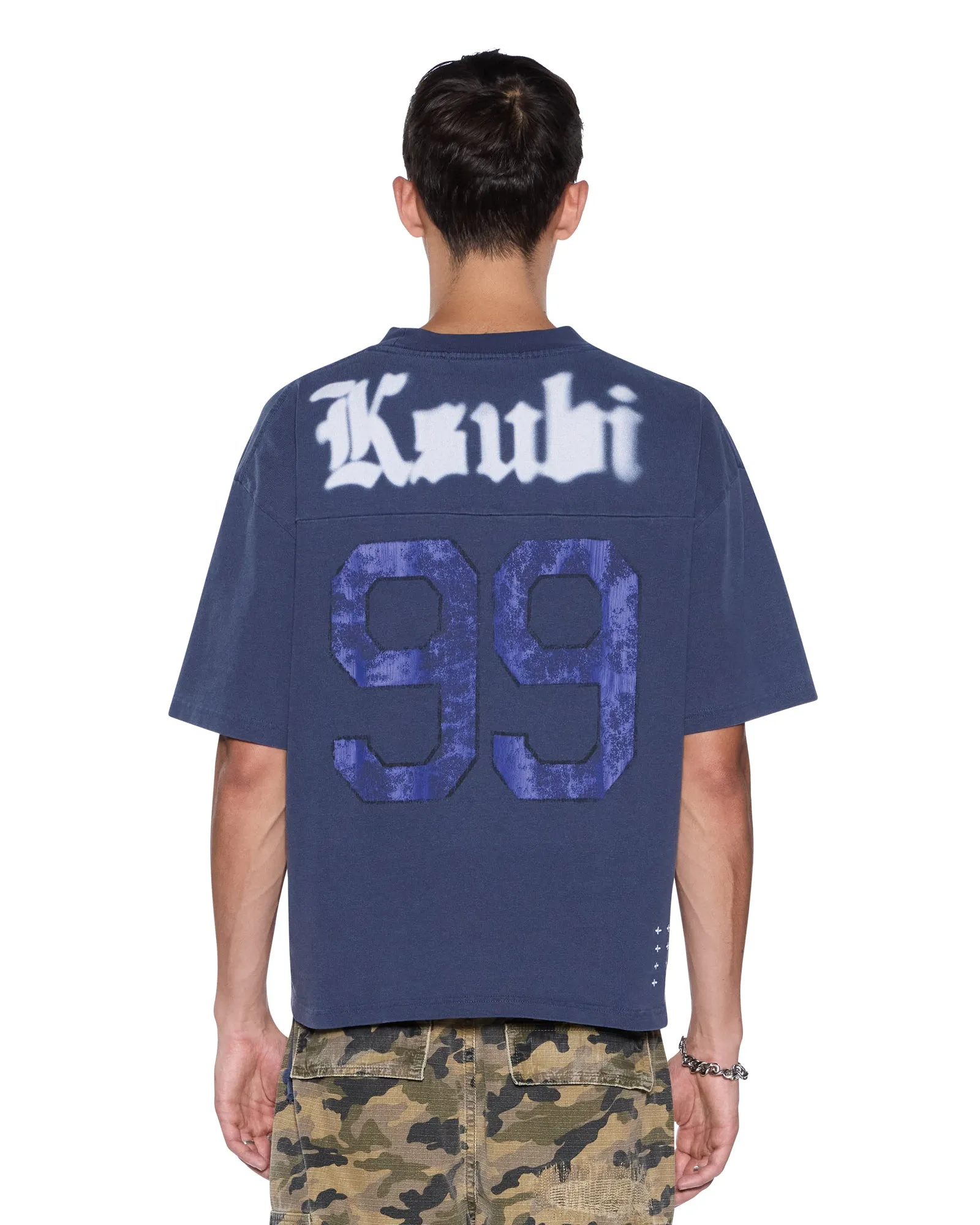 UTOPIA HALEN SS TEE NAVY sold by Ksubi product image thumbnail 4