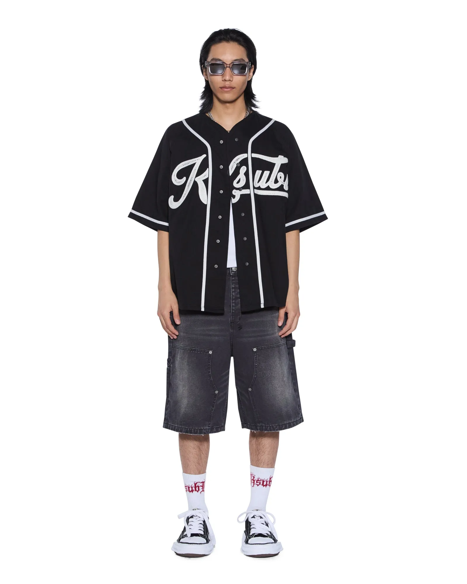 OUTFIELD SS JERSEY BLACK sold by Ksubi product image thumbnail 3