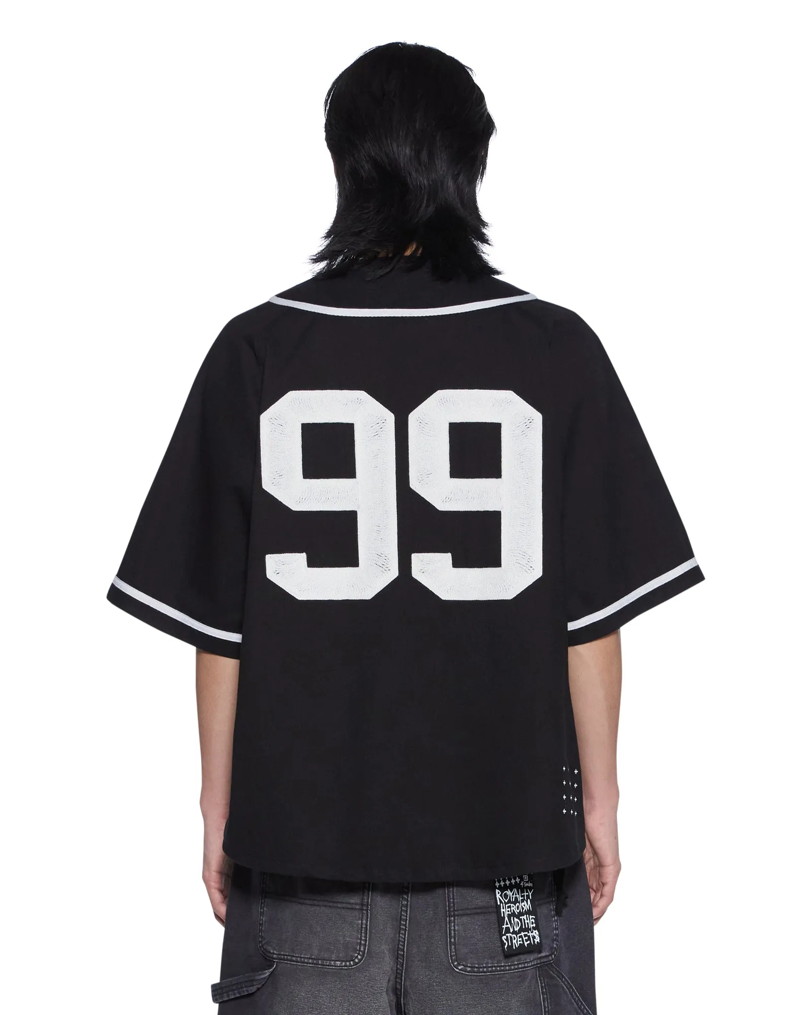 OUTFIELD SS JERSEY BLACK sold by Ksubi product image thumbnail 2