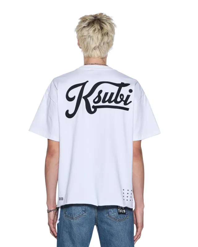 OUTFIELD EKCESS SS TEE WHITE sold by Ksubi