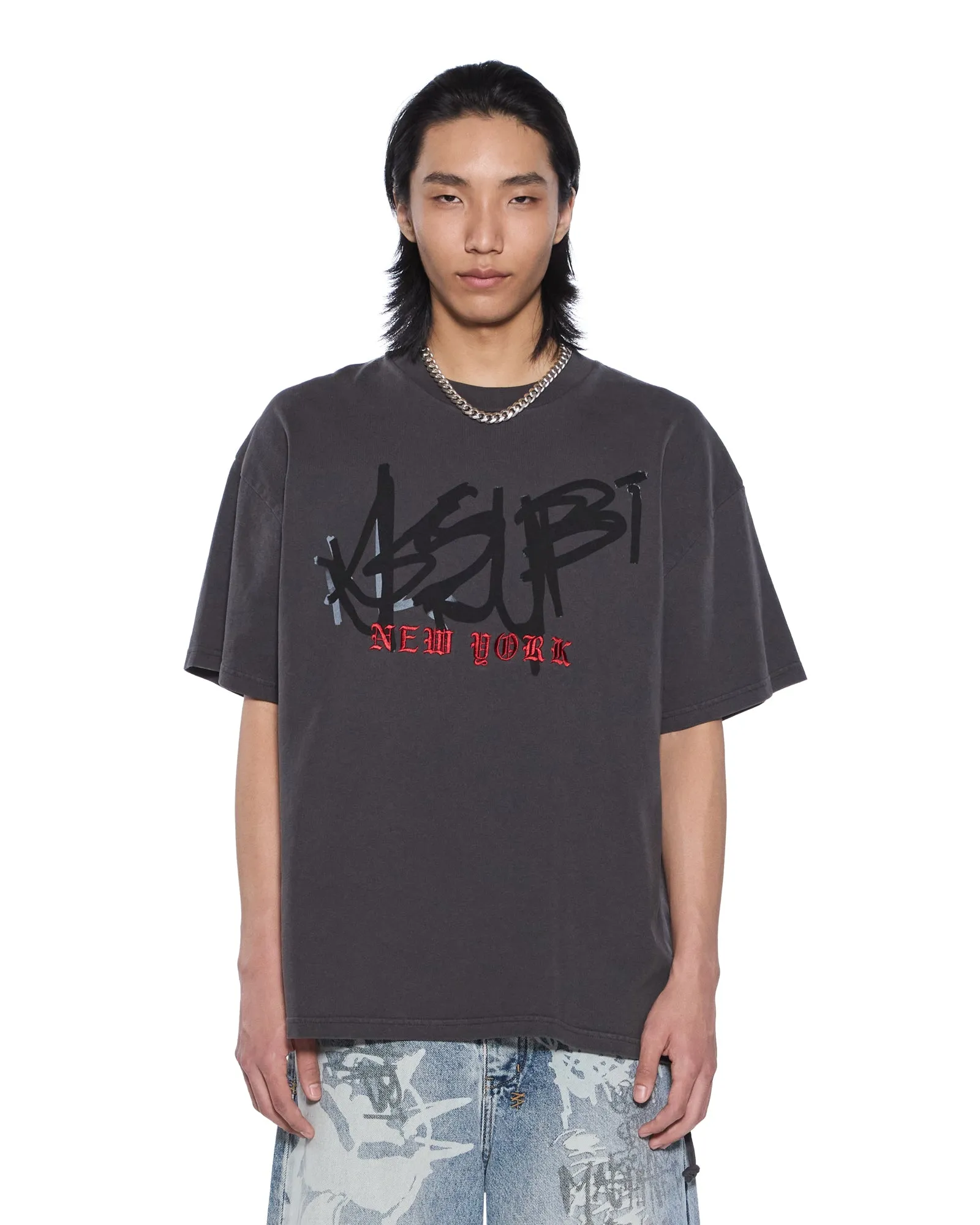 GRAFF EKCESS SS TEE OLD BLACK sold by Ksubi product image thumbnail 3
