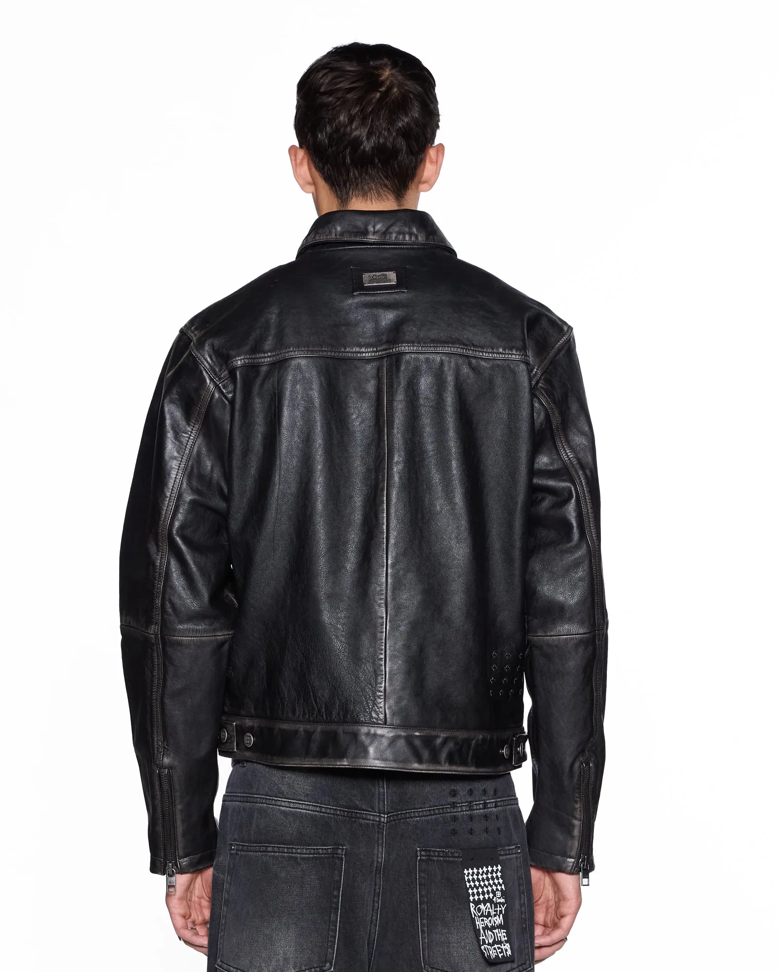 ELDORADO LEATHER JACKET BLACK sold by Ksubi product image thumbnail 4