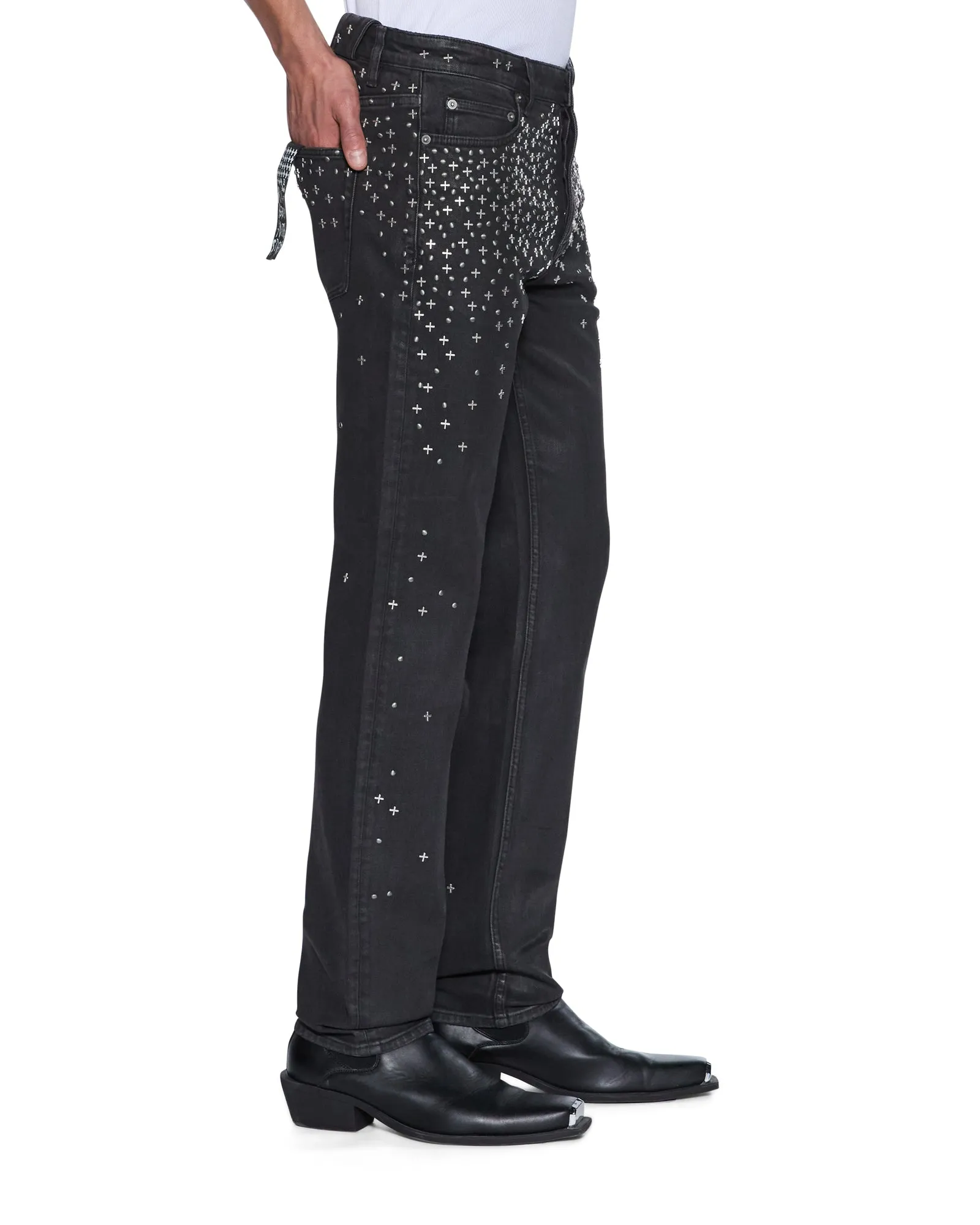 CHITCH BACKSTAGE BLACK METALIK sold by Ksubi product image thumbnail 4