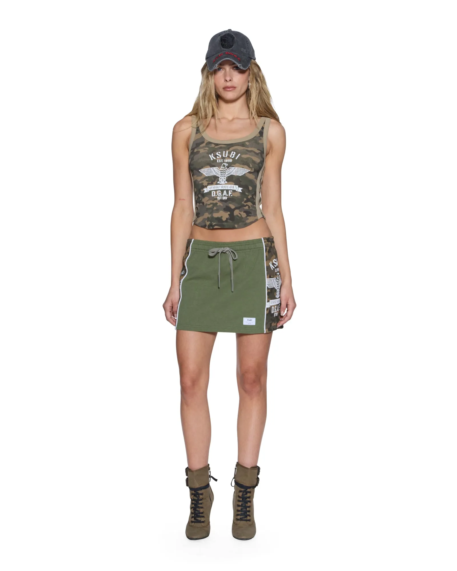 VARSITY CHLOE TANK CAMO sold by Ksubi product image thumbnail 3