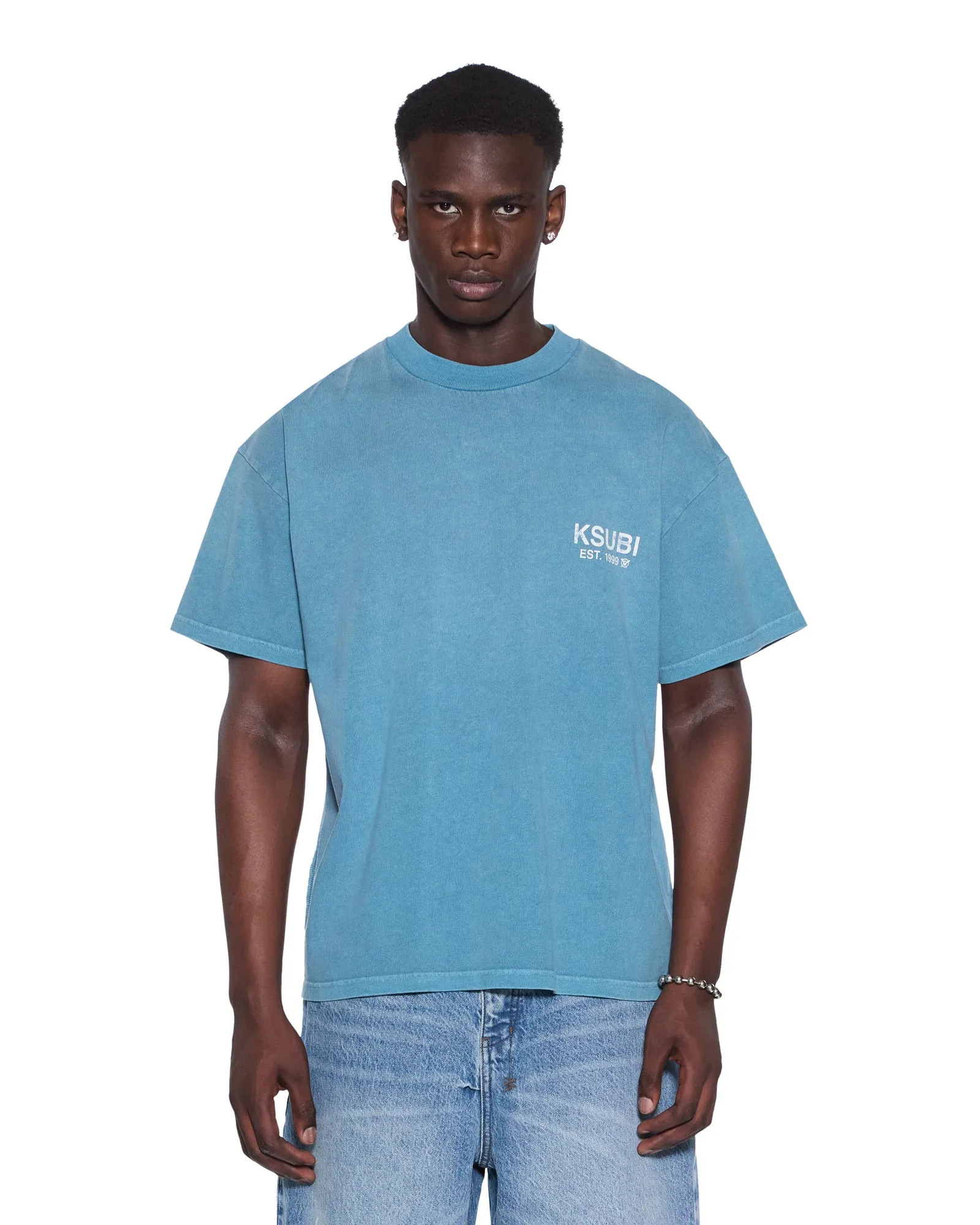 STATE EKCESS SS TEE TITAN sold by Ksubi product image thumbnail 3